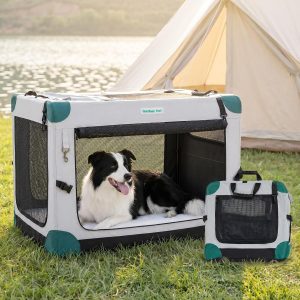 36 Inch Folding 3 Door Soft Folding Crate